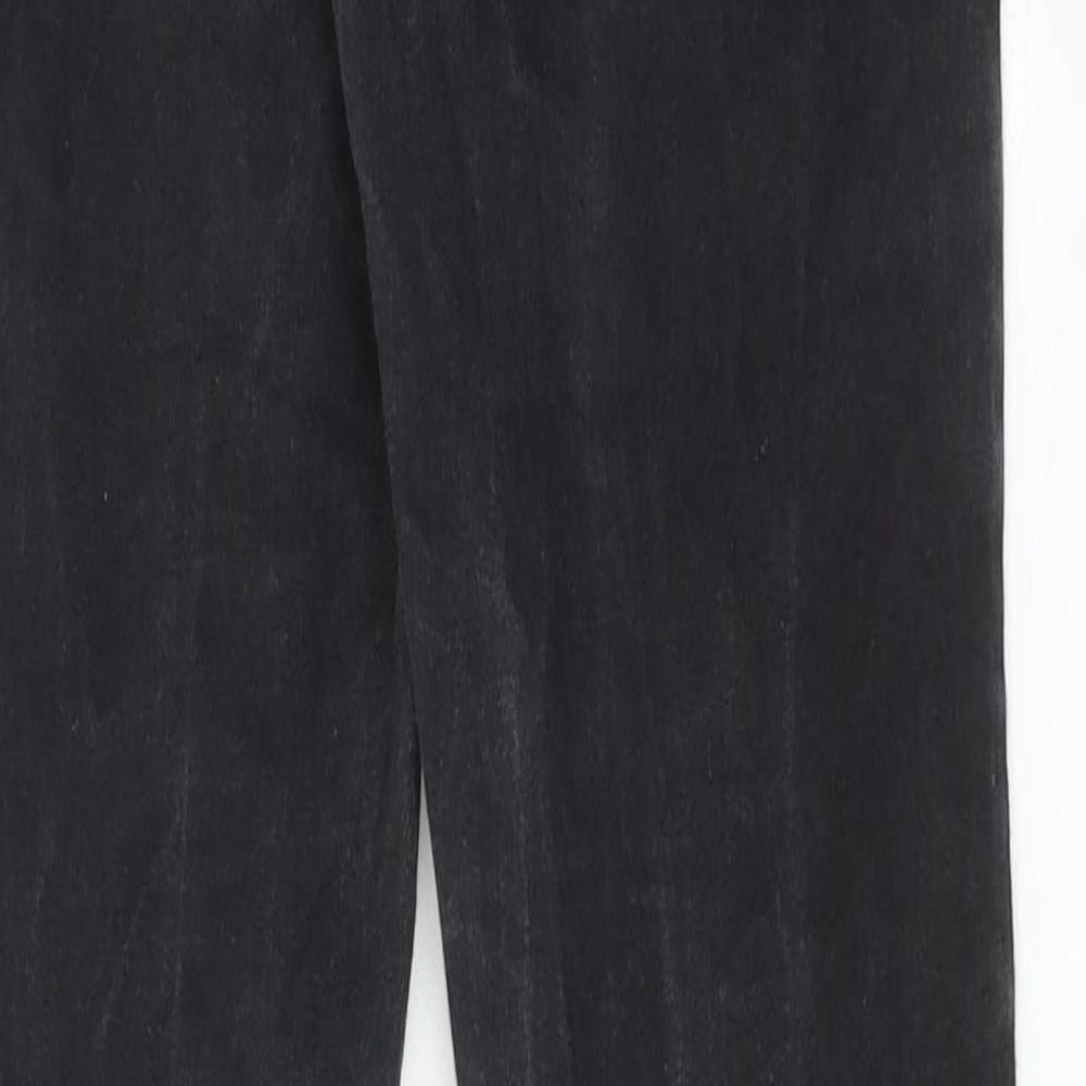Denim & Co. Womens Black Cotton Skinny Jeans Size 10 Regular Zip