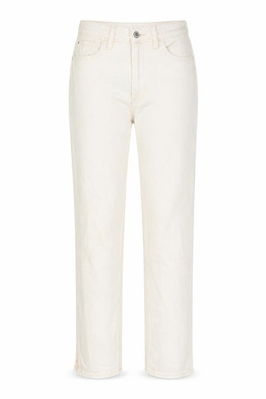 Hollister Womens Ivory Cotton Straight Jeans Size 23 in L31 in Regular Zip