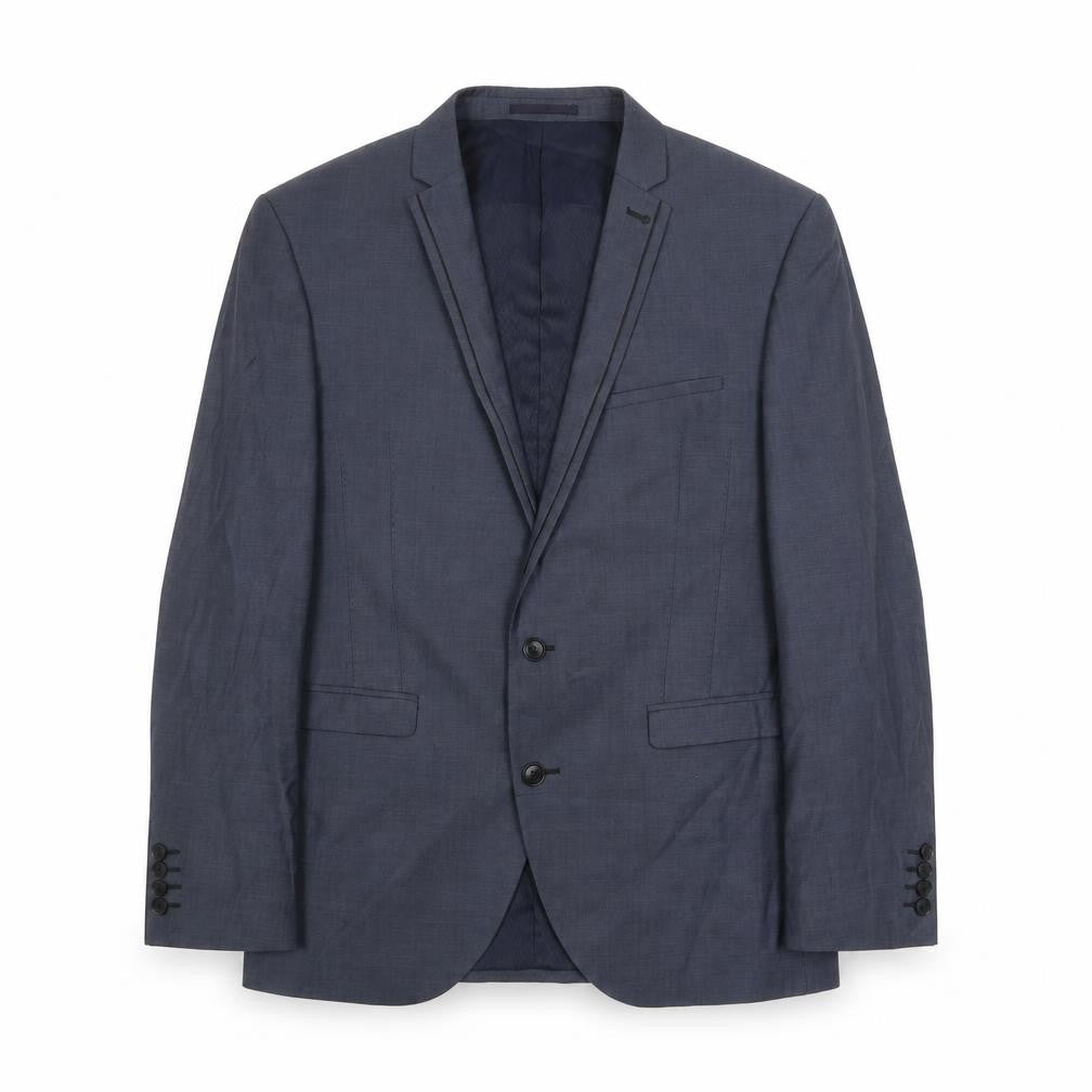 Marks and Spencer Mens Blue Wool Jacket Suit Jacket Size 42 Regular