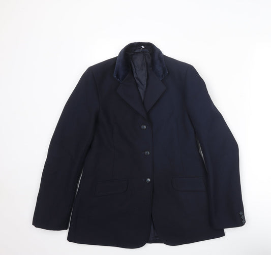 The Cotswold Womens Blue Polyester Jacket Suit Jacket Size 4 - Show Jacket