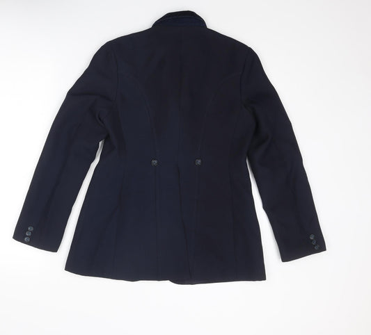 The Cotswold Womens Blue Polyester Jacket Suit Jacket Size 4 - Show Jacket