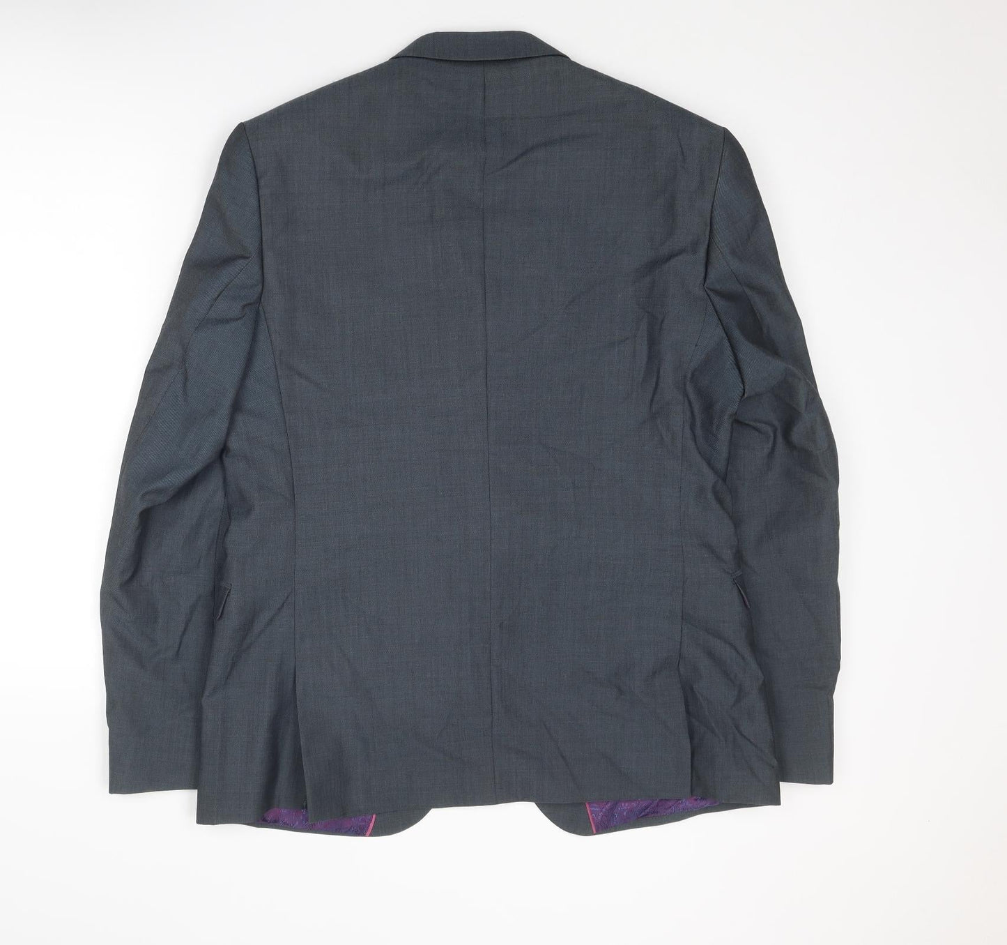 Gibson Mens Grey Wool Jacket Suit Jacket Size 46 Regular