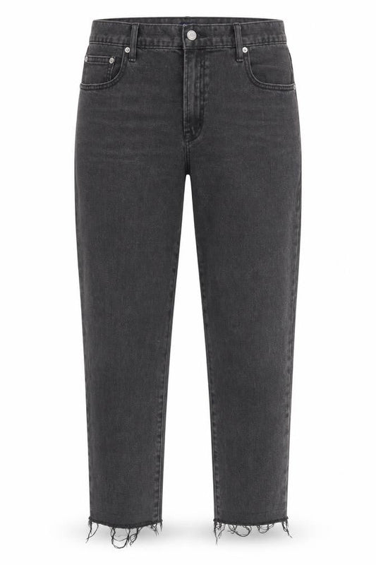 Gap Womens Black Cotton Straight Jeans Size 36 in Regular Zip