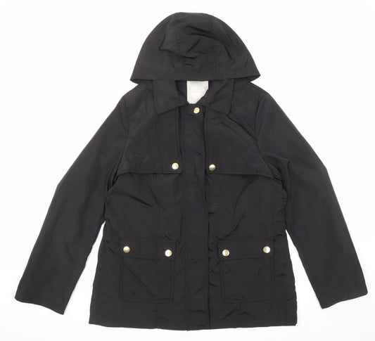 BHS Womens Black Jacket Size 14 Zip