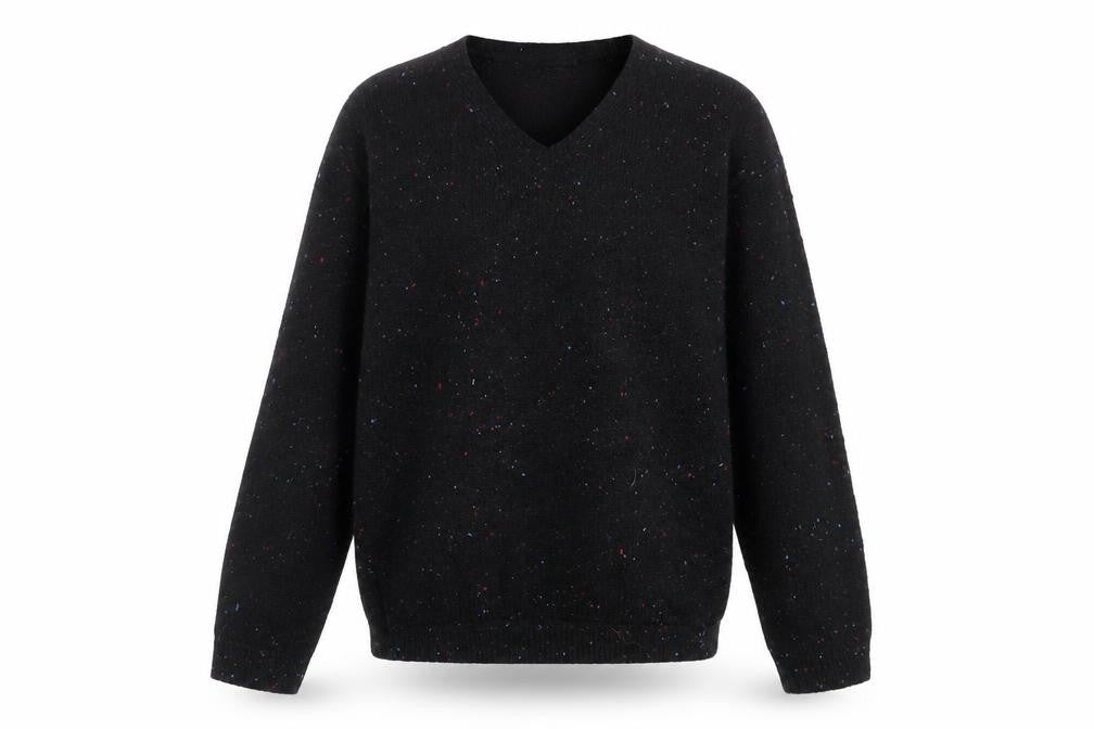 Marks and Spencer Womens Black Round Neck Acrylic Pullover Jumper Size XS