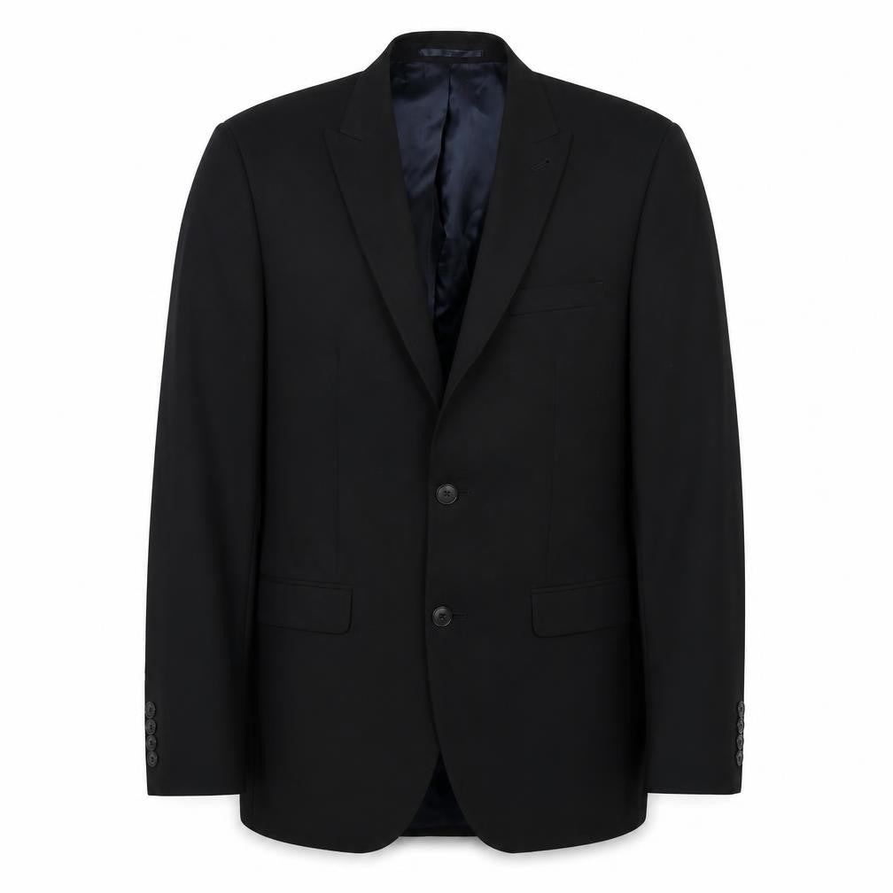 NEXT Mens Black Polyester Jacket Suit Jacket Size 38 Regular