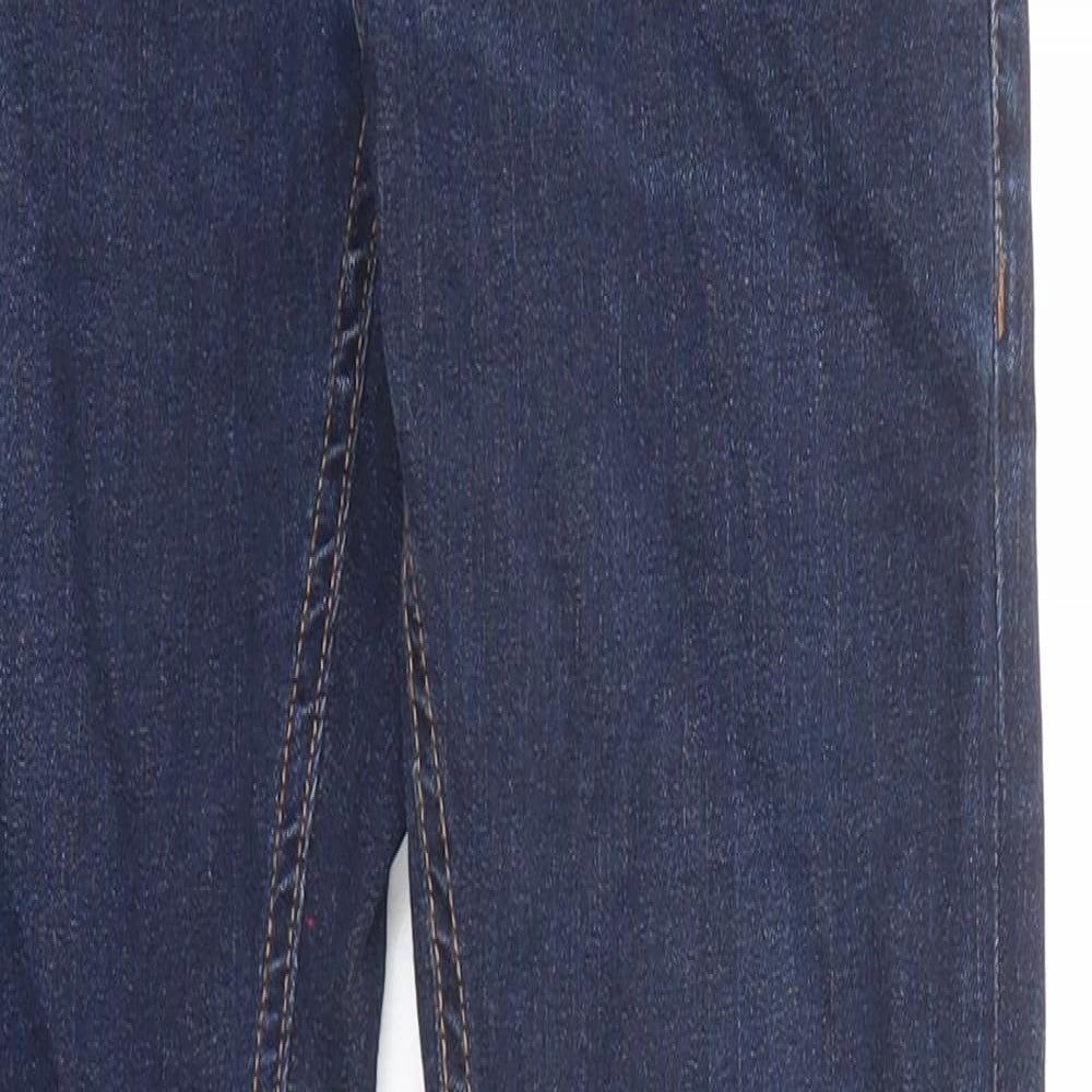 NEXT Mens Blue Cotton Skinny Jeans Size 26 in L29 in Regular Zip