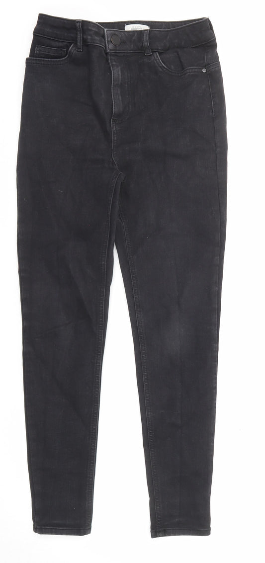 Ipekyol Womens Black Cotton Skinny Jeans Size 10 L26 in Regular Zip