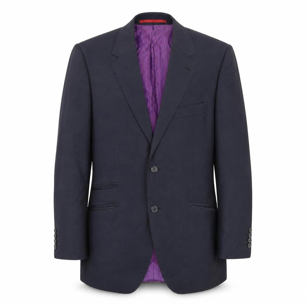 Mens 38 Chest Regular Howick Tailored Blue Two-Button