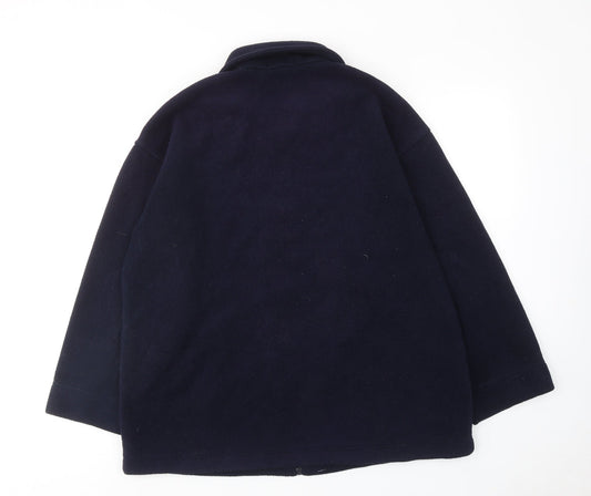 Marks and Spencer Womens Blue Jacket Size 12 Zip