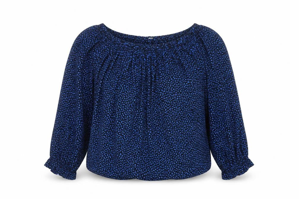 Womens UK Size S Gap Blue Viscose Blouse