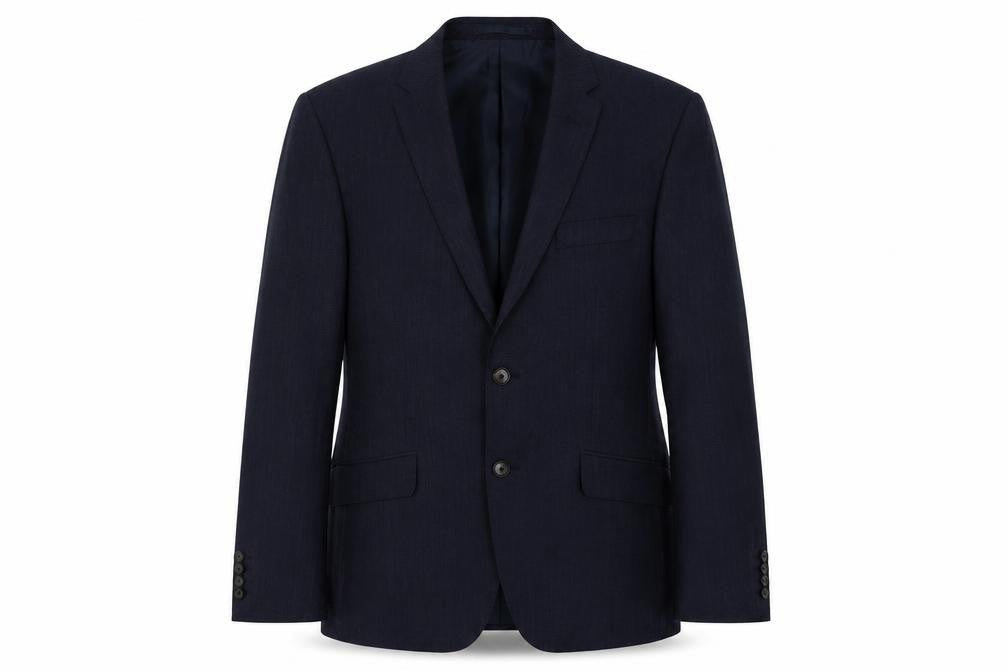 Marks and Spencer Mens Blue Wool Jacket Suit Jacket Size 44 Regular