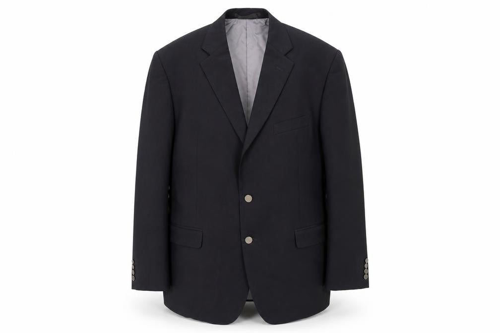 Marks and Spencer Mens Blue Polyester Jacket Suit Jacket Size 44 Regular