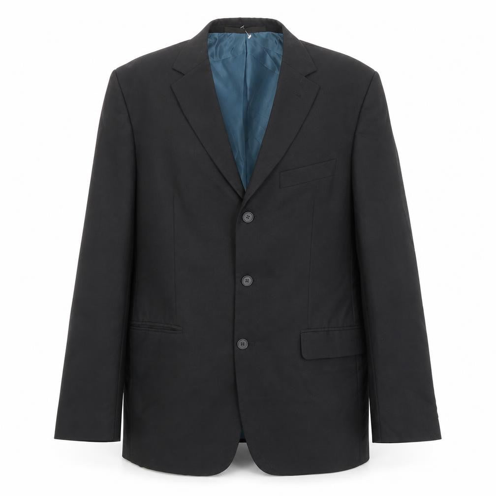 Marks and Spencer Mens Black Polyester Jacket Suit Jacket Size 40 Regular