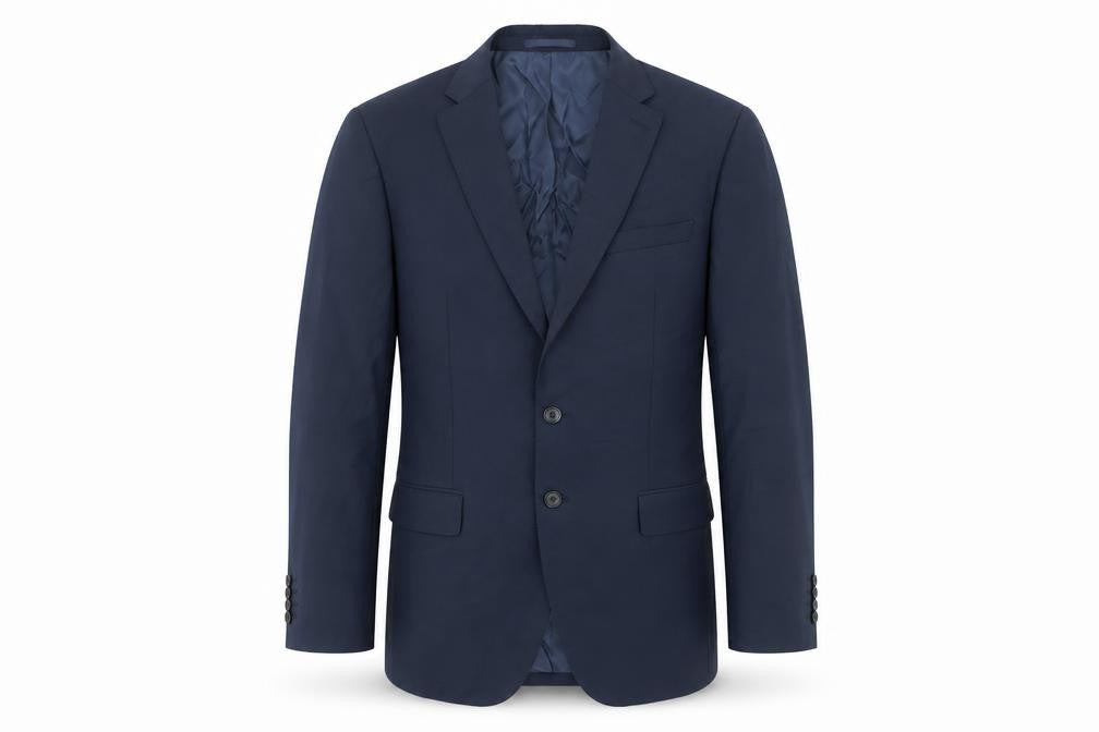 Marks and Spencer Mens Blue Wool Jacket Suit Jacket Size 40 Regular