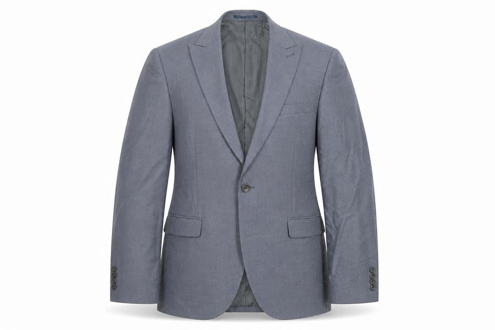 NEXT Mens Blue Polyester Jacket Suit Jacket Size 42 Regular
