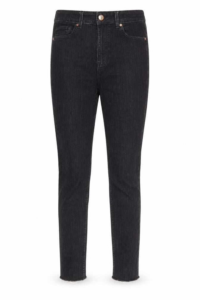 Marks and Spencer Womens Black Cotton Skinny Jeans Size 10 Regular Zip