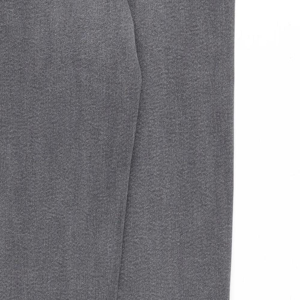 Marks and Spencer Womens Grey Cotton Skinny Jeans Size 10 L30 in Slim Zip