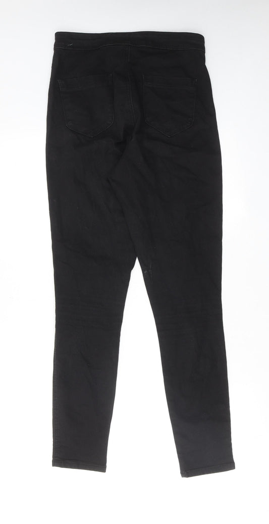 ASOS Womens Black Cotton Skinny Jeans Size 28 in L32 in Regular Zip