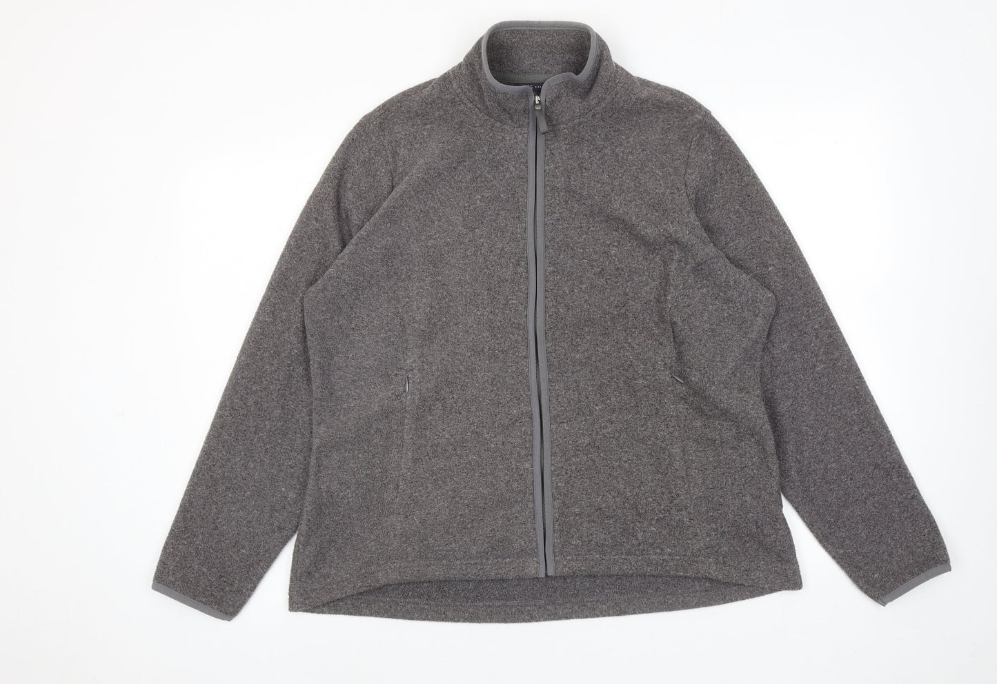 Marks and Spencer Womens Grey Jacket Size 20 Zip