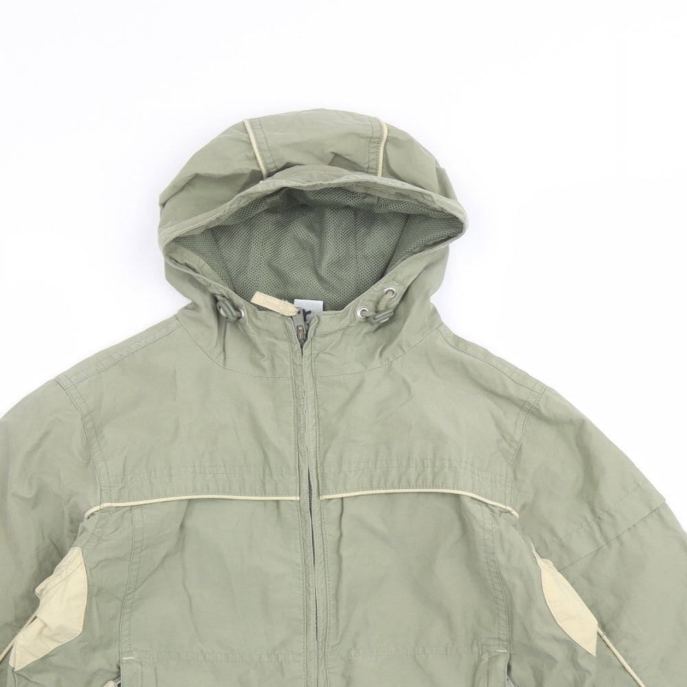 Adams Boys Green Jacket Size 8 Years Zip
