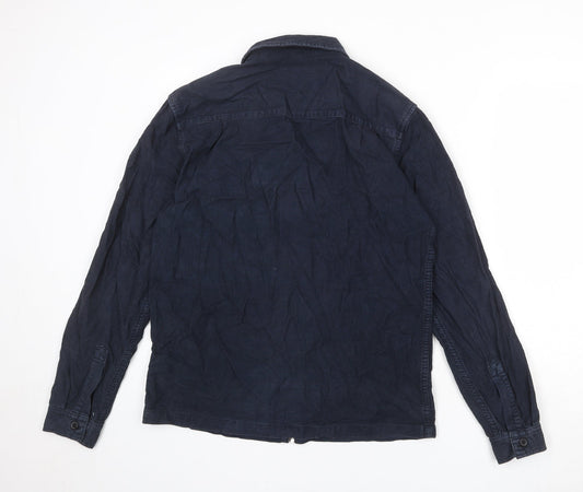 Topman Mens Blue Jacket Size M Zip
