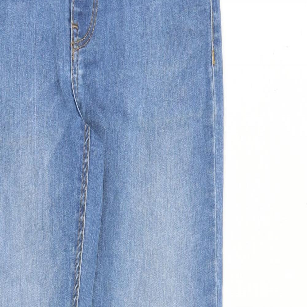 JDY Womens Blue Cotton Skinny Jeans Size S L30 in Regular Zip