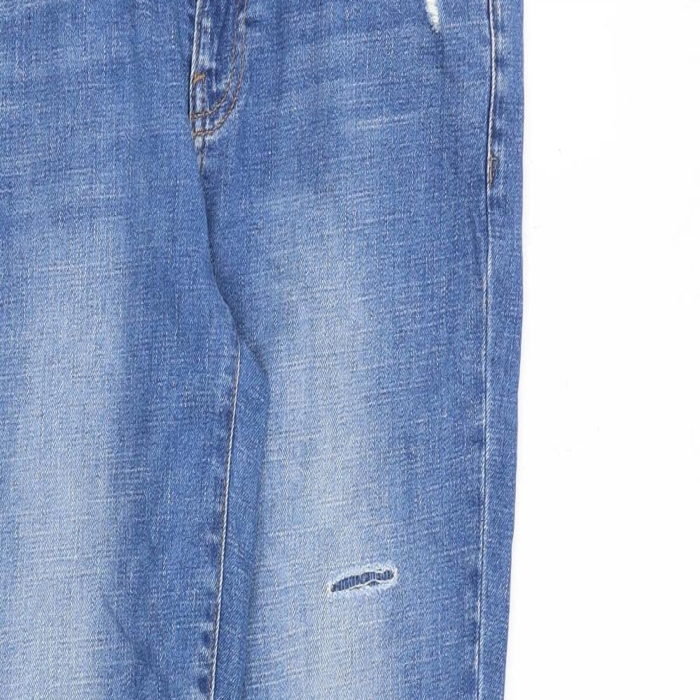 Gap Womens Blue Cotton Skinny Jeans Size 28 in L30 in Regular Zip