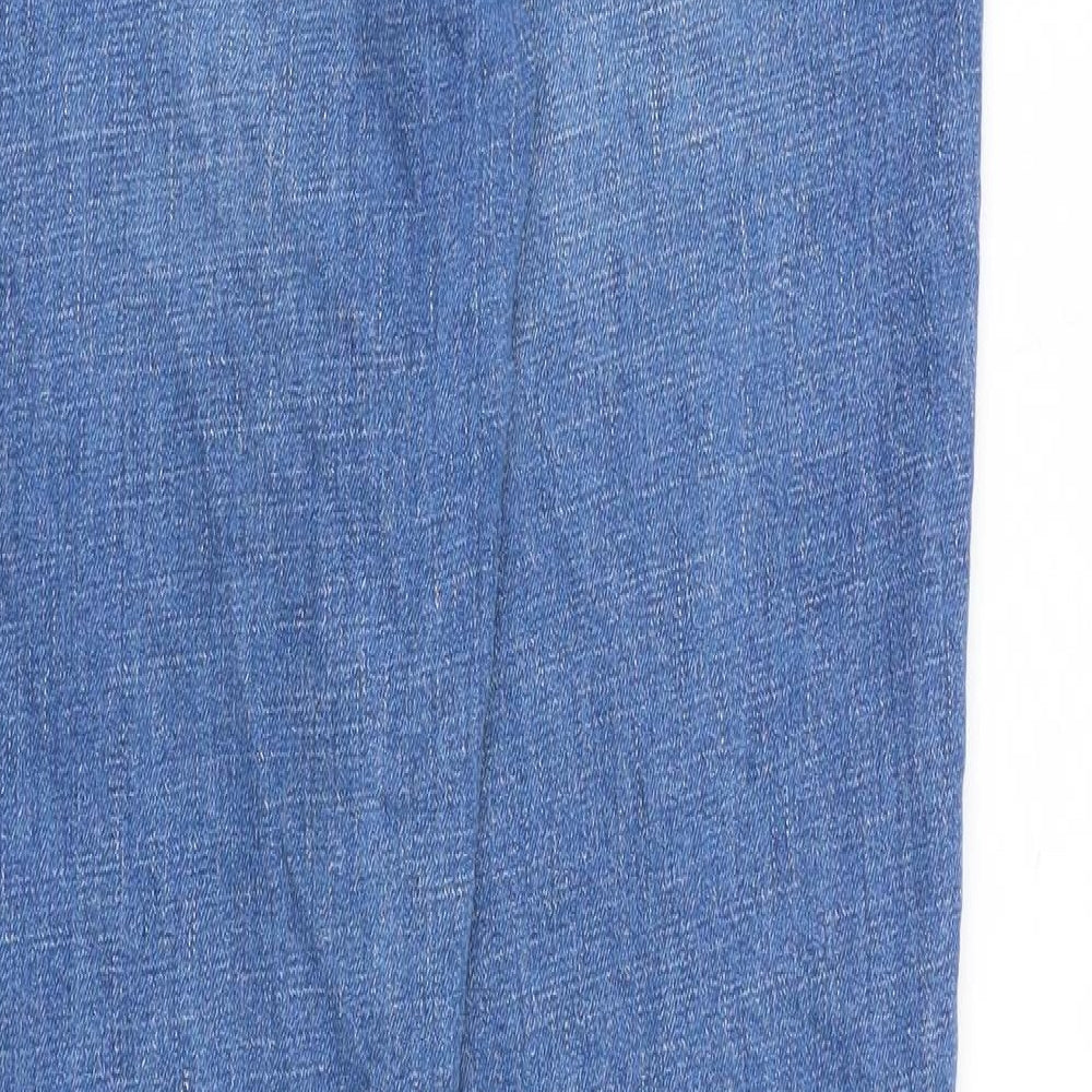 Gap Womens Blue Cotton Skinny Jeans Size 28 in L30 in Regular Zip