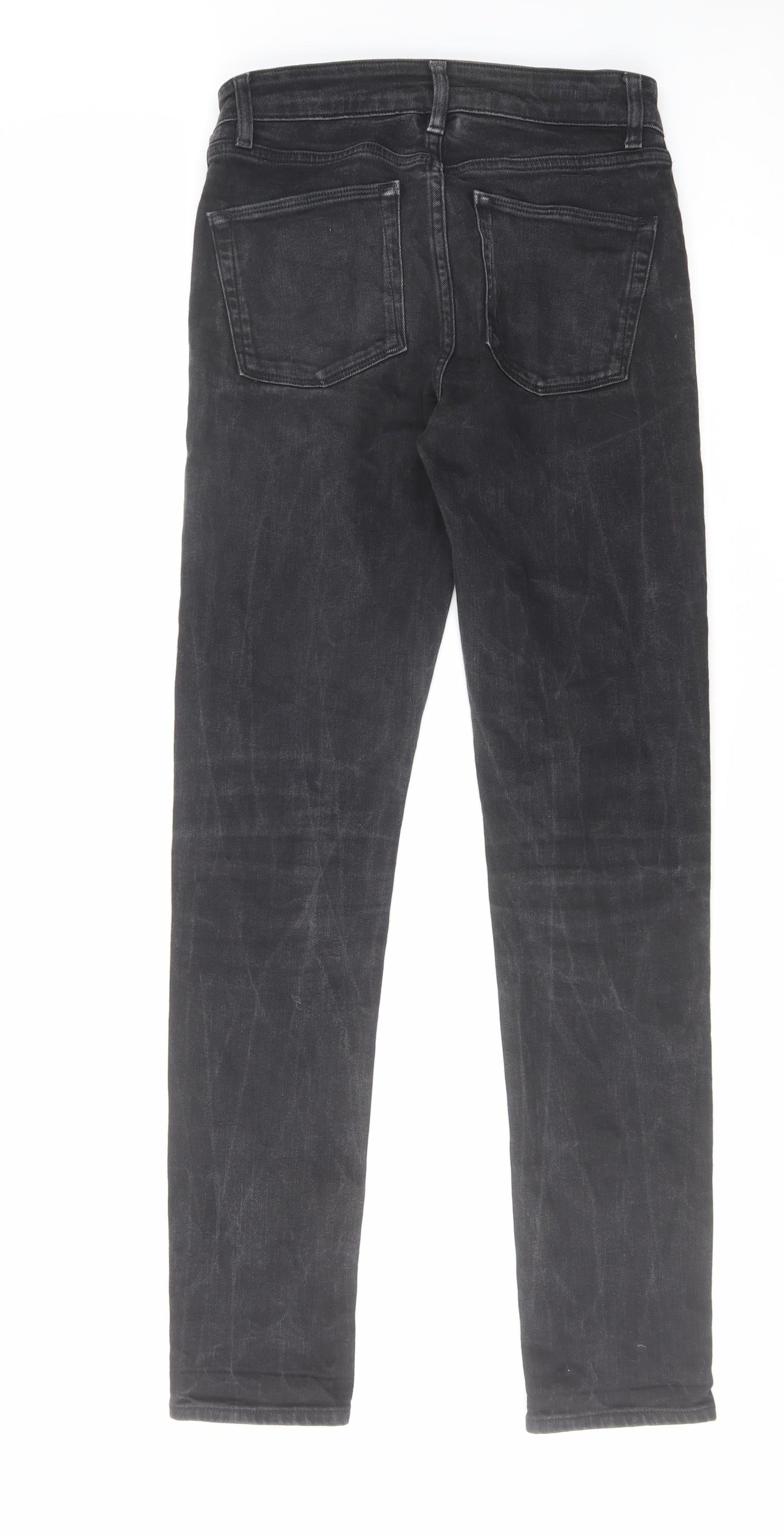 Noak Mens Black Cotton Skinny Jeans Size 28 in L32 in Regular Zip