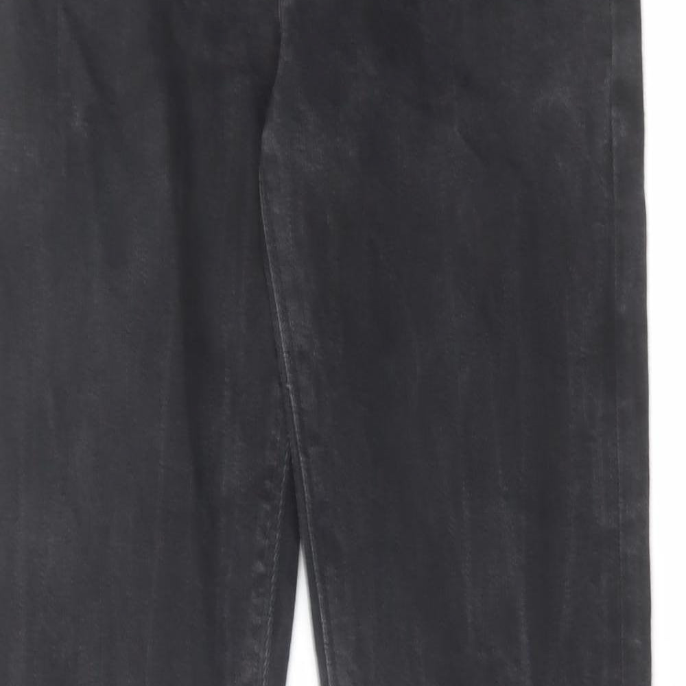 Noak Mens Black Cotton Skinny Jeans Size 28 in L32 in Regular Zip
