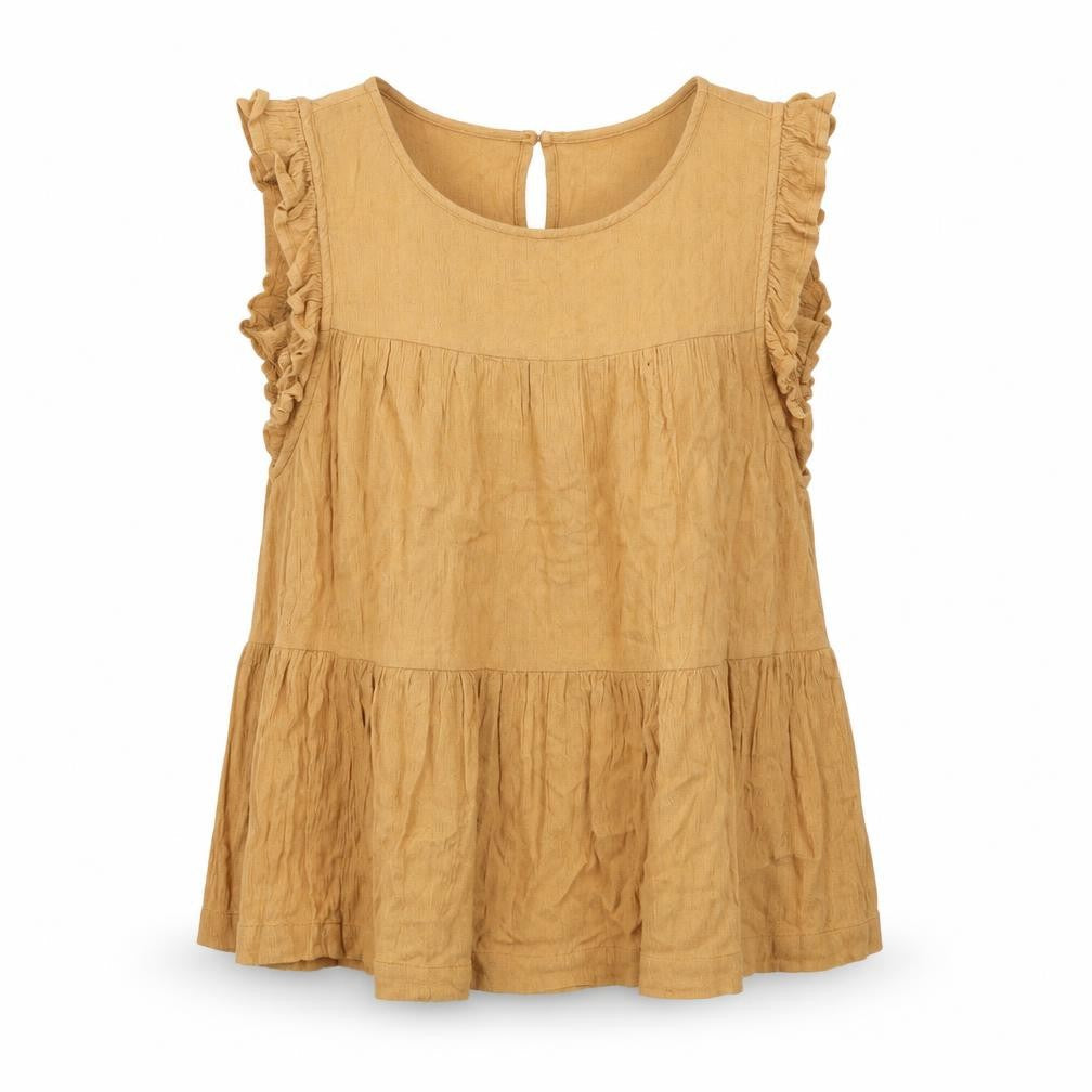 Womens UK Size M American Eagle Outfitters Beige Viscose Tank
