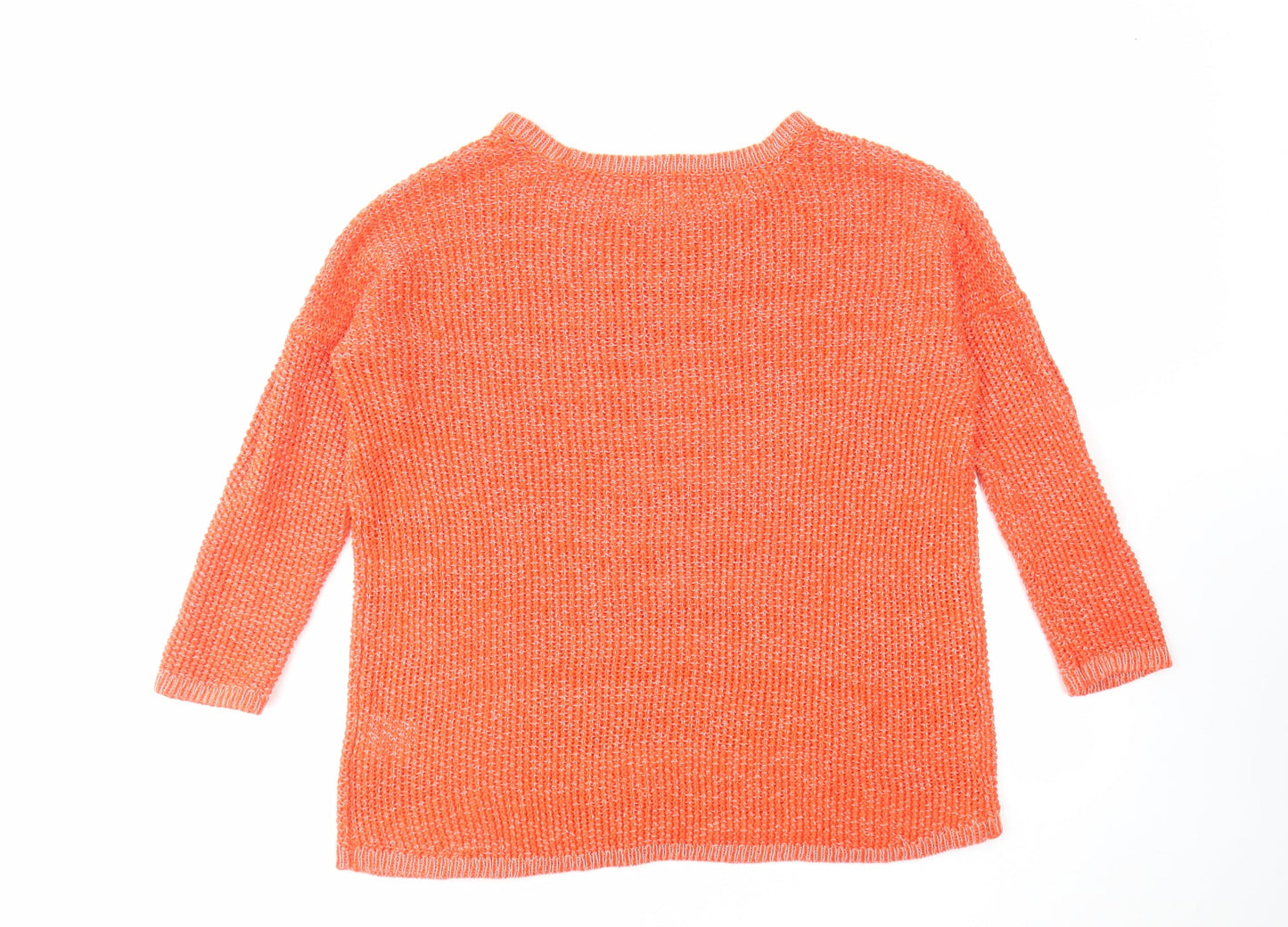 Peppercorn Womens Red Round Neck Acrylic Pullover Jumper Size M