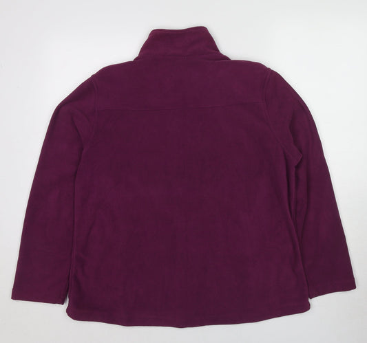 Kiwi Womens Purple Jacket Size XL Zip - Lake Tekapo