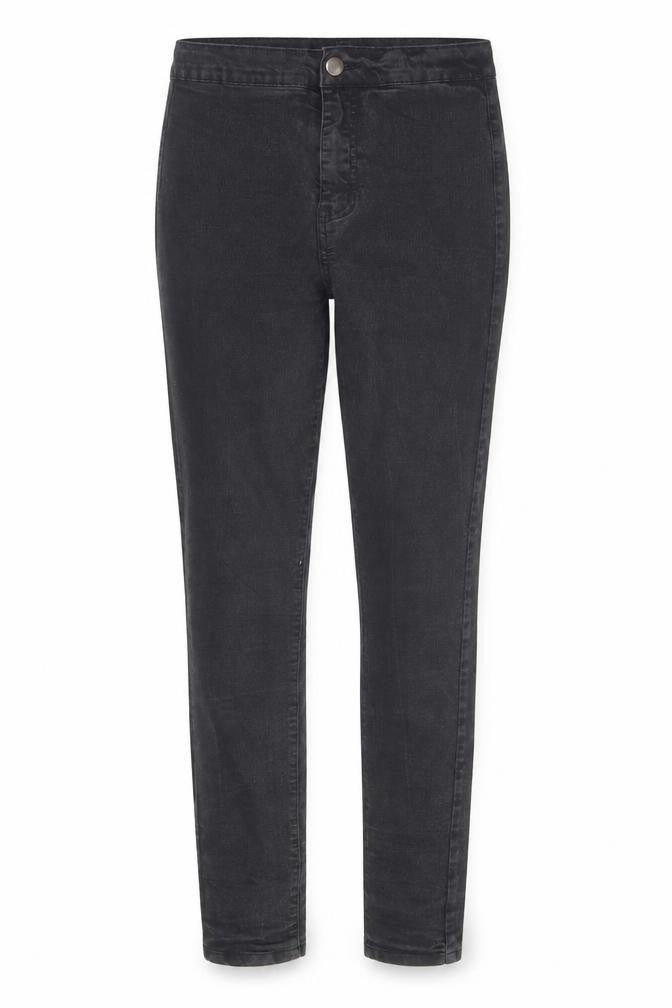 PRETTYLITTLETHING Womens Black Cotton Skinny Jeans Size 10 L26 in Regular Zip