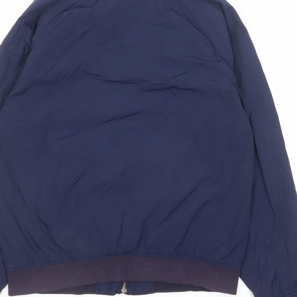 Gap Mens Blue Bomber Jacket Jacket Size M Zip