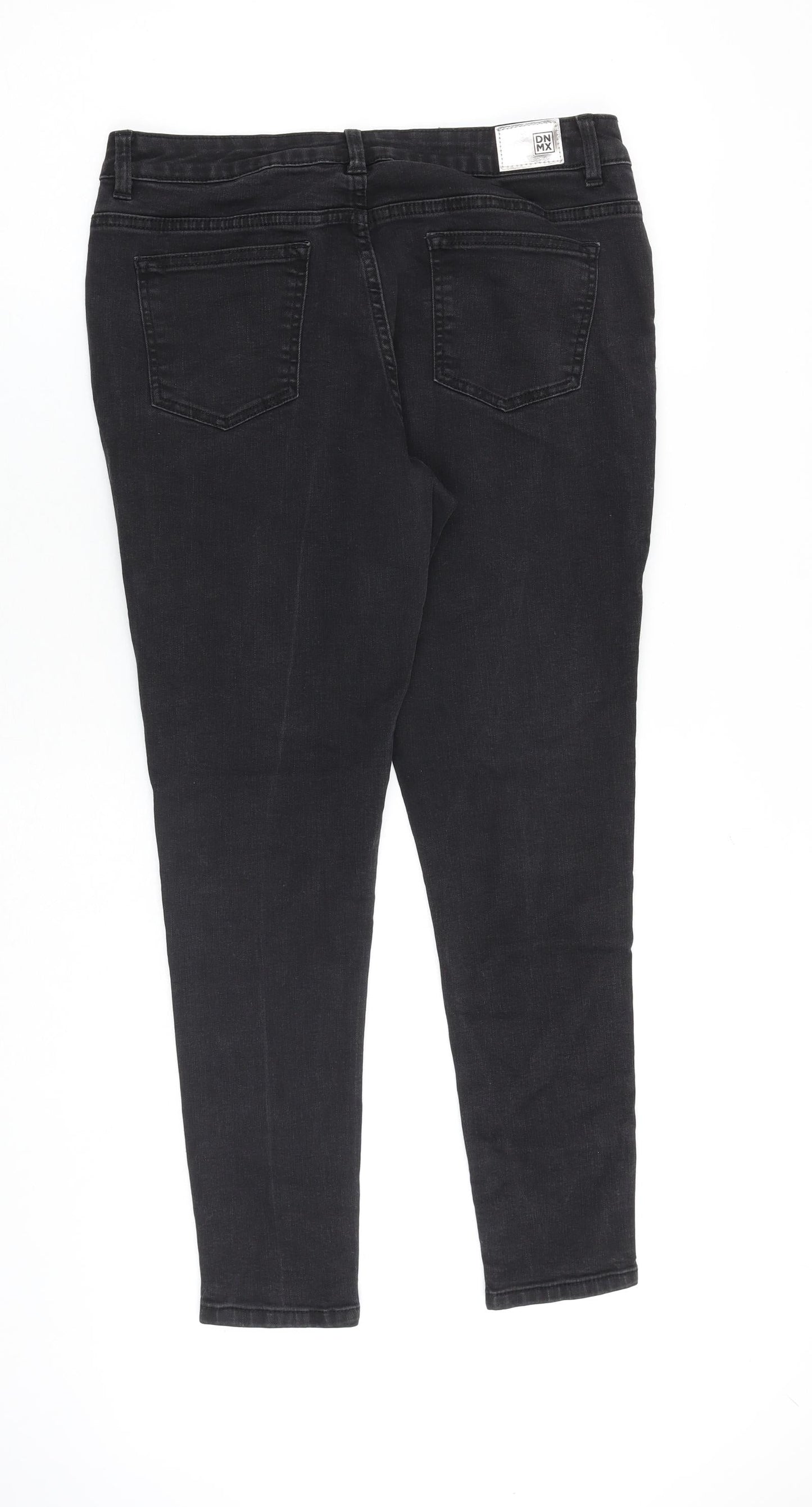 DNMX Womens Black Cotton Skinny Jeans Size 32 in L28 in Slim Zip