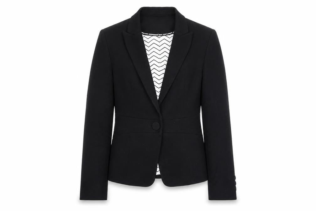 Marks & Spencer Womens Blue Jacket Blazer Size 8 Button