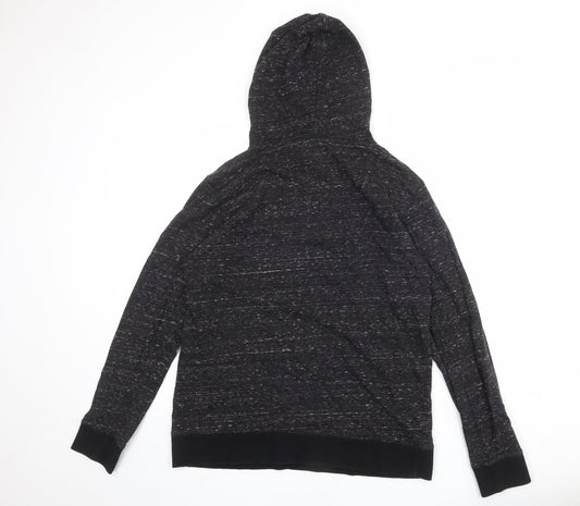 Esprit Womens Black Cotton Pullover Hoodie Size XL Pullover