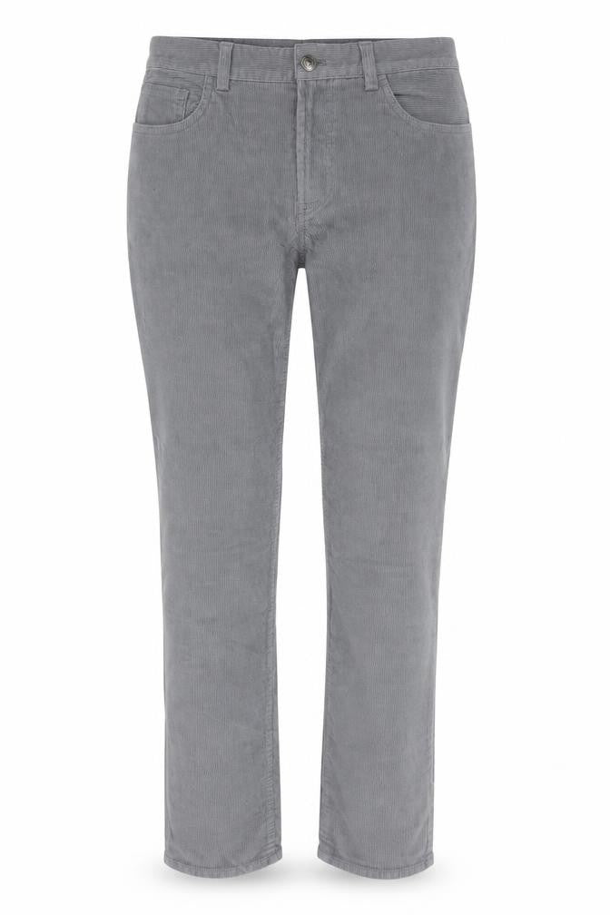 Brooks Brothers Womens Grey Cotton Trousers Size 30 in L30 in Regular Zip