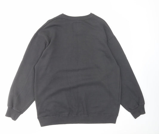 Hollister Mens Grey Cotton Pullover Sweatshirt Size S - Saint Tropez