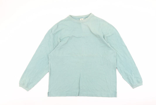 Gap Mens Green Cotton Pullover Sweatshirt Size L