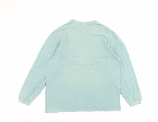 Gap Mens Green Cotton Pullover Sweatshirt Size L