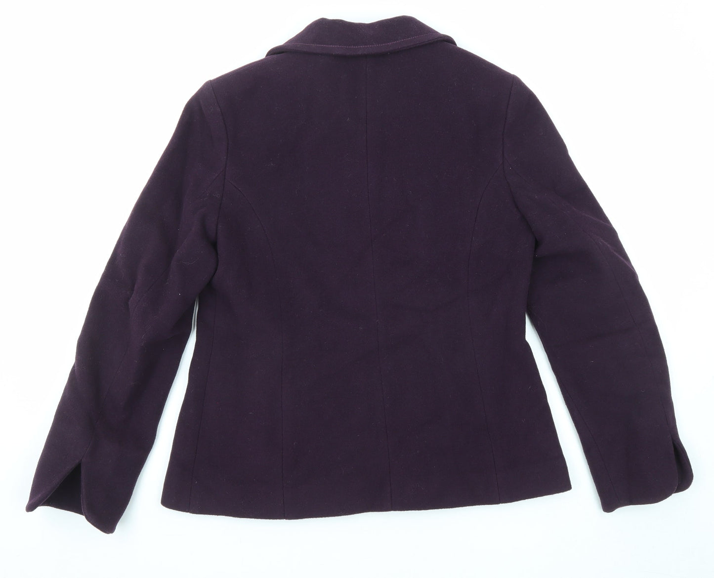 Marks and Spencer Womens Purple Jacket Blazer Size 10 Button