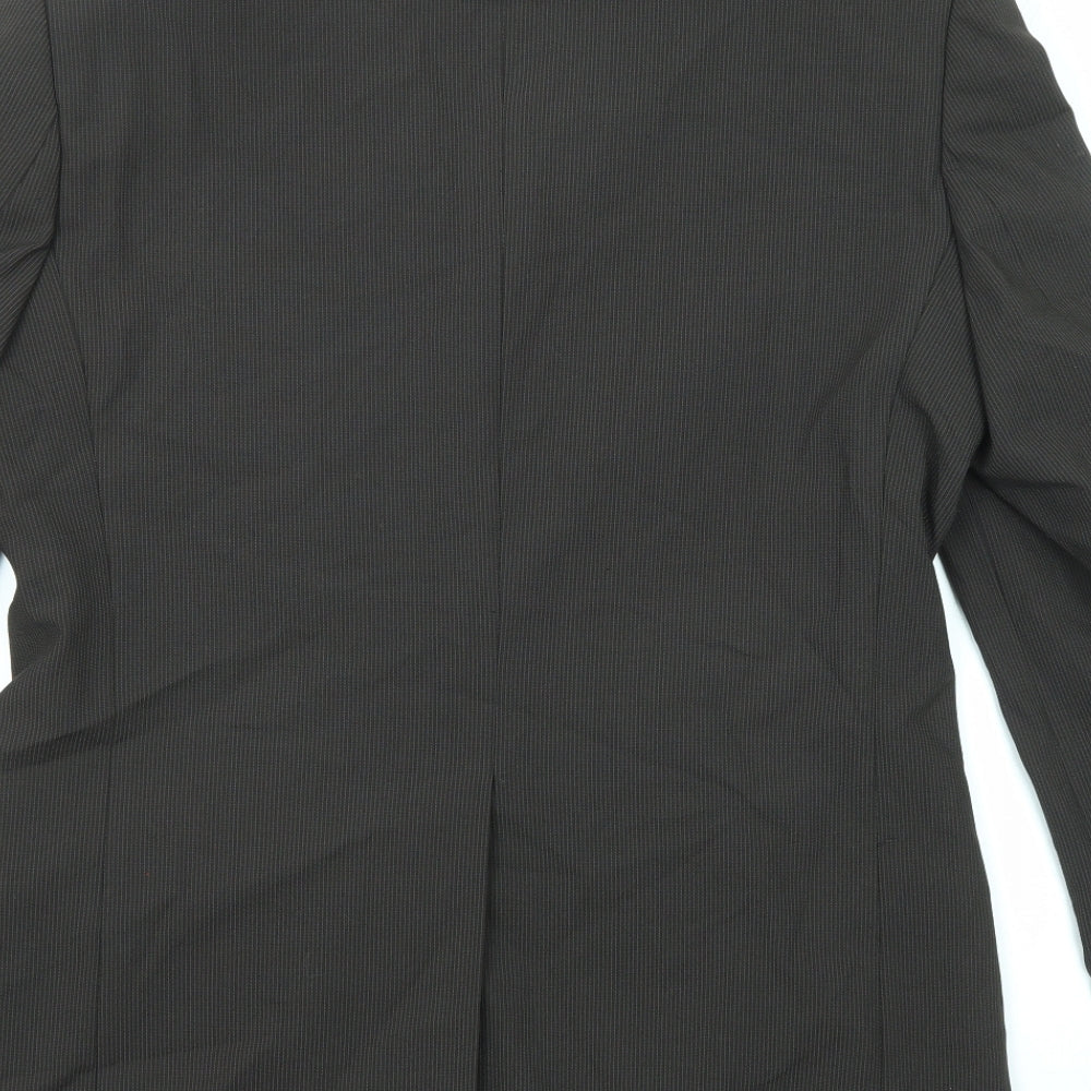 NEXT Mens Brown Polyester Jacket Suit Jacket Size 38 Regular