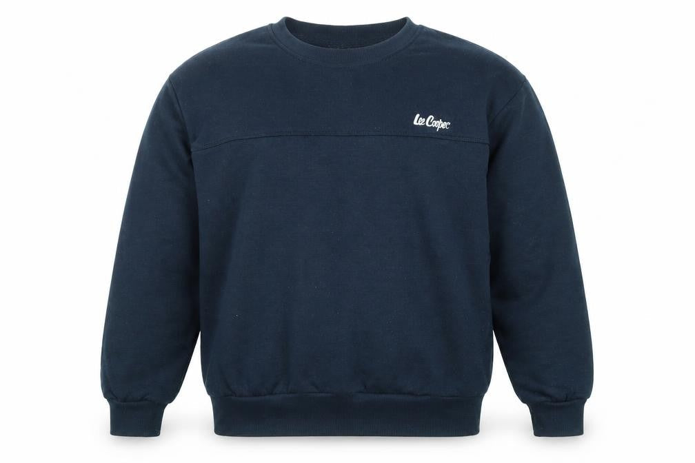Mens UK S Regular Lee Cooper Blue Pullover Sweatshirt