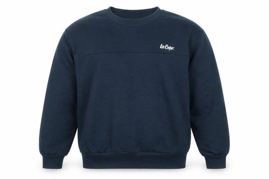 Mens UK S Regular Lee Cooper Blue Pullover Sweatshirt