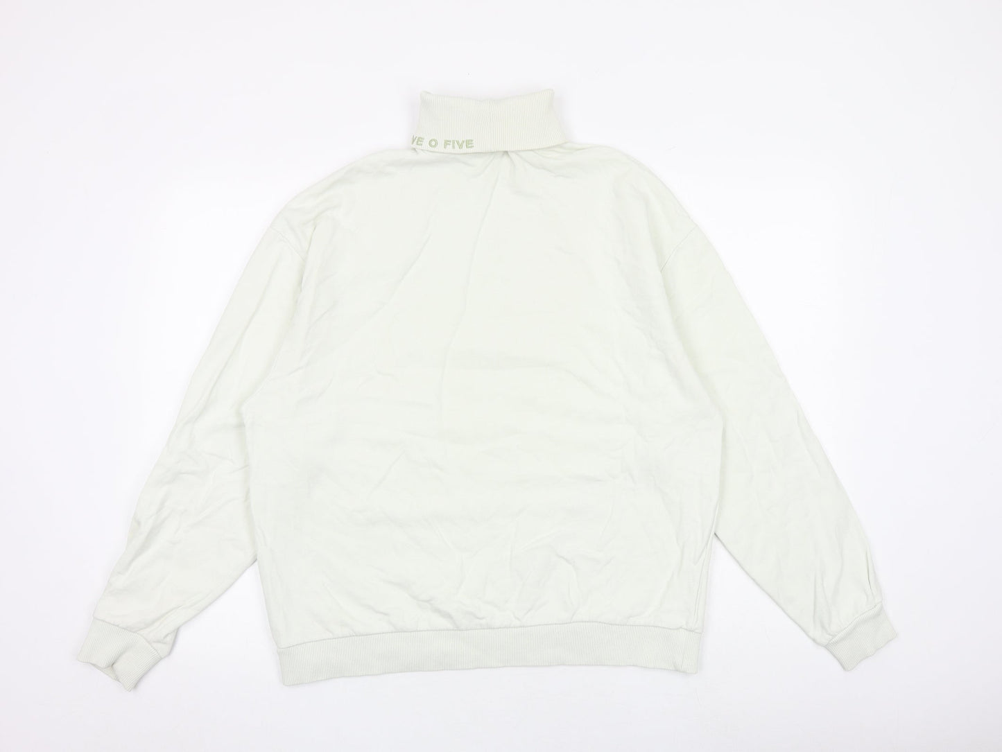 ASOS Womens Green Cotton Pullover Sweatshirt Size XS Pullover