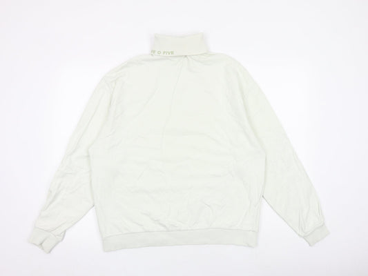 ASOS Womens Green Cotton Pullover Sweatshirt Size XS Pullover
