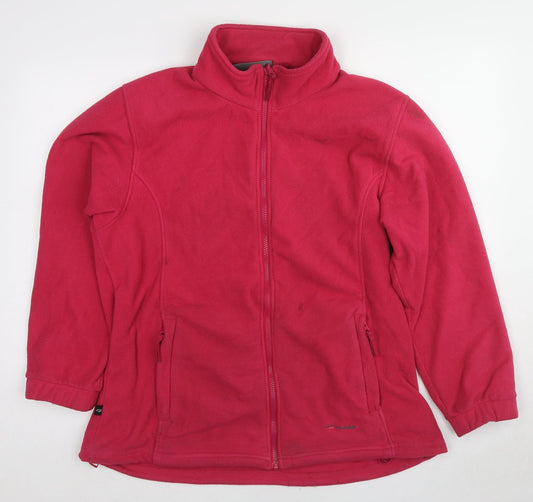 Mountain Life Womens Pink Jacket Size 18 Zip